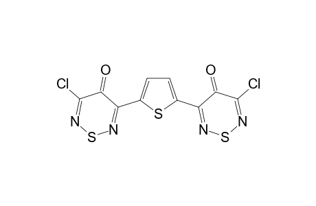 5,5'-(Thiophene-2,5-diyl)bis(3-chloro-4H-1,2,6-thiadiazin-4-one)