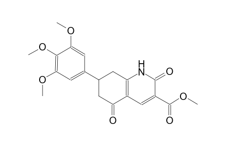 3-quinolinecarboxylic acid, 1,2,5,6,7,8-hexahydro-2,5-dioxo-7-(3,4,5-trimethoxyphenyl)-, methyl ester
