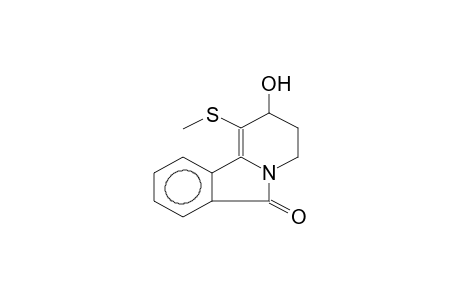 1-METHYLTHIO-2-HYDROXY-2,3-DIHYDRO-4H-BENZOINDOLIZIN-6-ONE