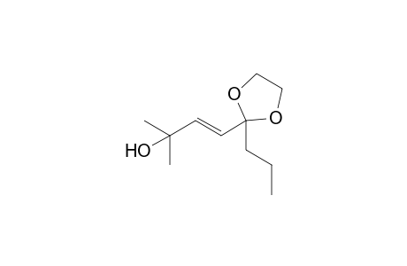 (E)-2-methyl-4-(2-propyl-1,3-dioxolan-2-yl)-3-buten-2-ol