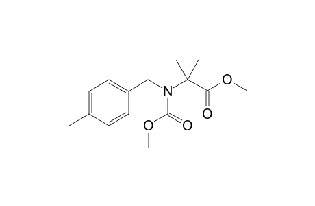 Methyl 2-(methoxycarbonyl(4-methylbenzyl)amino)-2-methylpropanoate