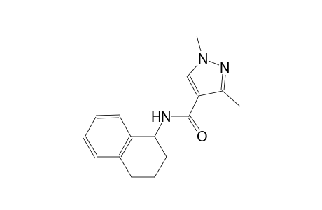 1,3-dimethyl-N-(1,2,3,4-tetrahydro-1-naphthalenyl)-1H-pyrazole-4-carboxamide