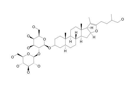 FUROST-20(22)-ENE-3-O-BETA-D-GLUCOPYRANOSYL-(1->2)-BETA-D-GALACTOPYRANOSIDE