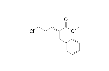 (E)-2-benzyl-5-chloro-pent-2-enoic acid methyl ester