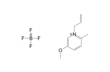 1-Allyl-5-methoxy-2-methylpyridinium tetrafluorofluoroborate