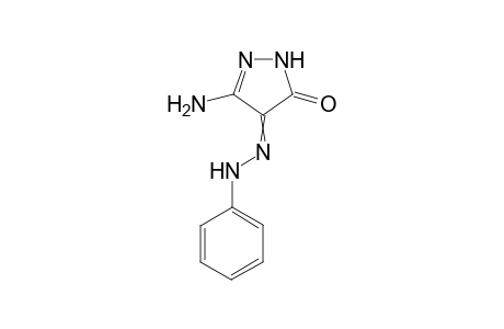 (4Z)-3-Amino-1H-pyrazole-4,5-dione 4-(phenylhydrazone)