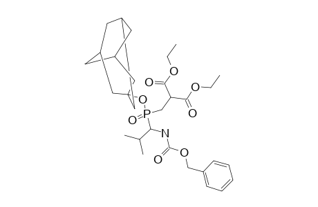 (R,S)-2-[(ADAMANTAN-1-YLOXY)-(1-BENZYLOXYCARBONYLAMINO-2-PHENYL-ETHYL)-HYDROXY-PHOSPHINOYLMETHYL]-MALONIC-ACID-DIETHYLESTER