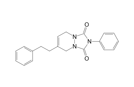 8-Phenyl-3-(2'-phenylethyl)-1,6,8-triazabicyclo[4.3.0]non-3-ene-7,9-dione