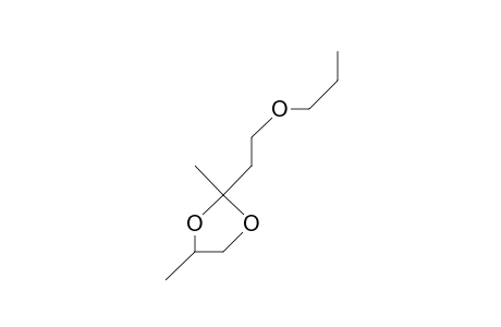 2-(2-Propoxy-ethyl)-2,4-dimethyl-1,3-dioxolane