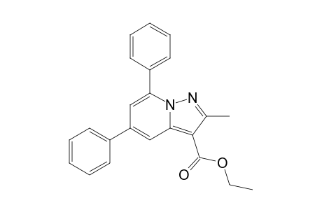 Ethyl 2-methyl-5,7-diphenylpyrazolo[1,5-a]pyridine-3-carboxylate