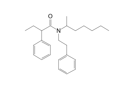 2-Phenylbutanamide, N-(2-phenylethyl)-N-(2-heptyl)-