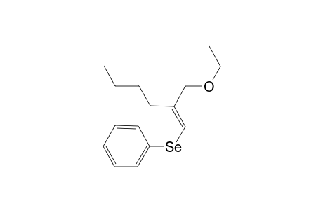 (E)-3-Ethoxy-2-butylpropenyl phenyl selenide