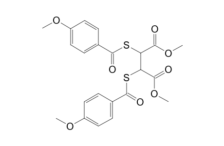 Dimethyl 2,3-bis(4-methoxybenzoylthio)succinate