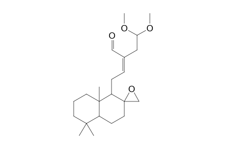AFRAMOLIN_B;8-BETA-(17)-EPOXY-15,15-DIMETHOXYLABD-12-(E)-EN-16-AL