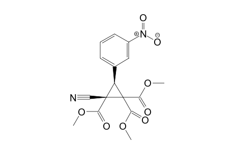 Trimethyl (2R*,3R*)-2-cyanocyclopropane-3-(3-nitrophenyl)-1,1,2-tricarboxylate