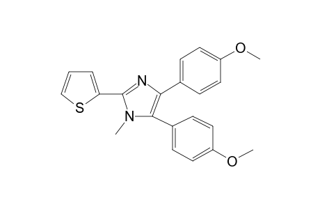 4,5-bis(4-Methoxyphenyl)-2-(thiophen-2-yl)-1H-imidazole, N-methyl-