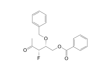 3-DEOXY-3-FLUORO-4-O-BENZYL-5-O-BENZOYL-D-XYLULOSE