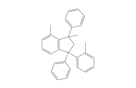 3,4-Dimethyl-1,3-diphenyl-1-(o-tolyl)indane