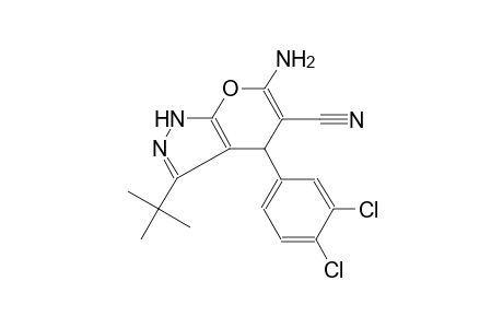 pyrano[2,3-c]pyrazole-5-carbonitrile, 6-amino-4-(3,4-dichlorophenyl)-3-(1,1-dimethylethyl)-1,4-dihydro-