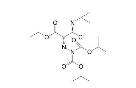 Bis(1-methylethyl) 2-{2-Chloro-2-[(1,1-dimethylethyl)imino]-1-(ethoxycarbonyl)ethylidene}hydrazine-1,1-dicarboxylate