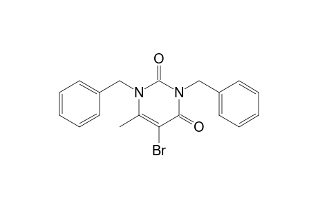 5-Bromo-6-methyl-1,3-dibenzyluracil