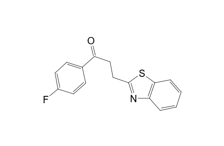 1-Propanone, 3-(1,3-benzothiazol-2-yl)-1-(4-fluorophenyl)-