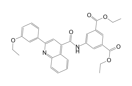 diethyl 5-({[2-(3-ethoxyphenyl)-4-quinolinyl]carbonyl}amino)isophthalate