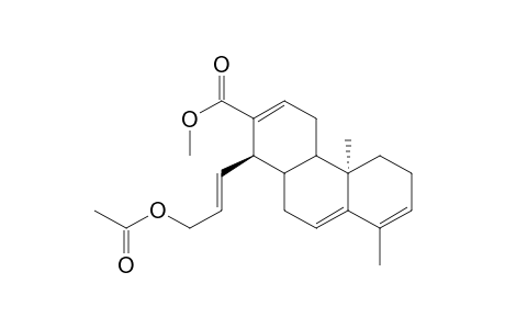 1,4,4a,4b,5,6,10,10a-Octahydro-10a.beta-acetoxymethyl-2-methoxycarbonyl-4b.beta.,8-dimethyl-1.alpha.-vinylphenanthrene