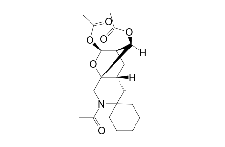 3-Acetyl-9,11-diacetoxyspiro[3-aza-10-oxatricyclo[6.2.1.0(1,6)]undecane-4,1'-cyclohexane]