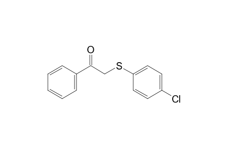 2-[(p-chlorophenyl)thio]acetophenone