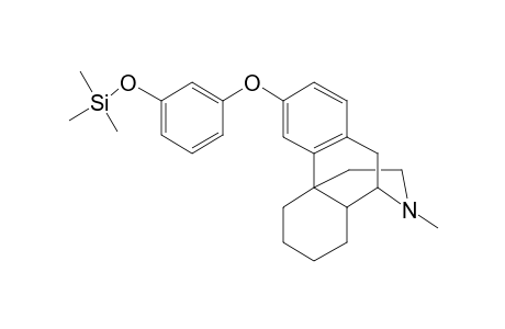 3-[4'-(Trimethylsilyl)oxyphenoxy]-N-methylmorphinan