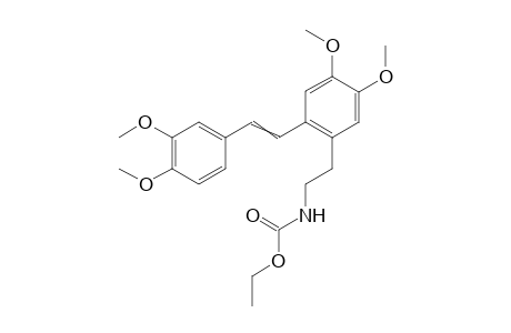 Ethyl (2-{2-[2-(3,4-dimethoxyphenyl)vinyl]-4,5-dimethoxyphenyl}ethyl)carbamate