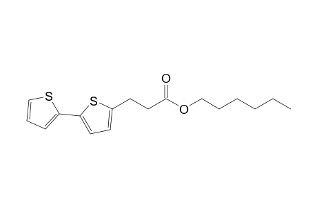 Hexyl 3-(2,2'-bithien-5-yl)-propanoate