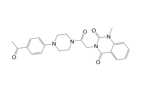 3-(2-[4-(4-Acetylphenyl)-1-piperazinyl]-2-oxoethyl)-1-methyl-2,4(1H,3H)-quinazolinedione
