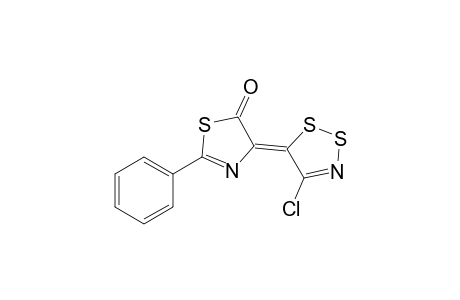 (4E)-4-(4-Chloro-5H-1,2,3-dithiazol-5-ylidene)-2-phenylthiazol-5(4H)-one