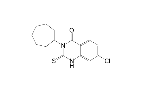 4(1H)-quinazolinone, 7-chloro-3-cycloheptyl-2,3-dihydro-2-thioxo-