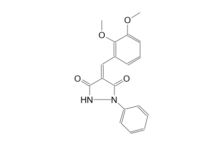 (4Z)-4-(2,3-dimethoxybenzylidene)-1-phenyl-pyrazolidine-3,5-quinone