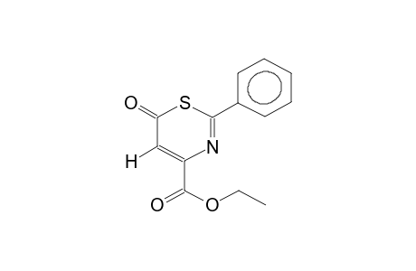 2-PHENYL-4-ETHOXYCARBONYL-6H-1,3-THIAZIN-6-ONE