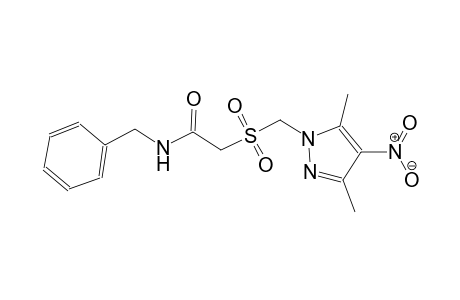 N-benzyl-2-{[(3,5-dimethyl-4-nitro-1H-pyrazol-1-yl)methyl]sulfonyl}acetamide