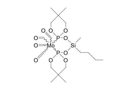 Tetracarbonyl-(bis[5,5-dimethyl-1,3,2-dioxaphosphorinan-2-yloxy]butylmethylsilane)-molybdenum