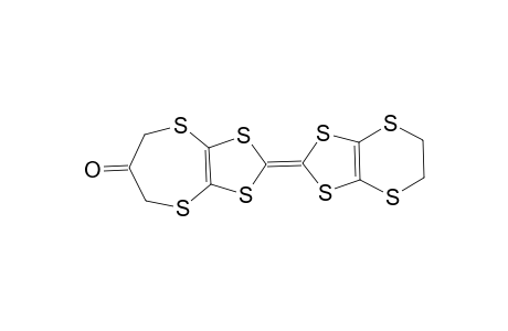 2-(Ethylenedithio)-3-(2-oxopropylidene)-5,7-(6-oxopropylenedithio)tetrathiafulvalene
