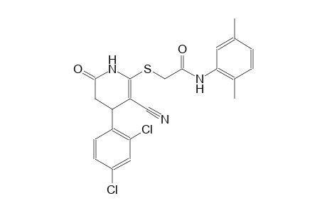 acetamide, 2-[[3-cyano-4-(2,4-dichlorophenyl)-1,4,5,6-tetrahydro-6-oxo-2-pyridinyl]thio]-N-(2,5-dimethylphenyl)-