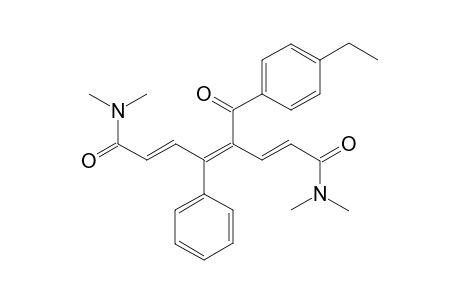 (2E,4E,6E)-4-(4-ethylbenzoyl)-N1,N1,N8,N8-tetramethyl-5-phenylocta-2,4,6-trienediamide
