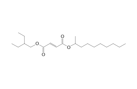 Fumaric acid, 2-ethylbutyl dec-2-yl ester