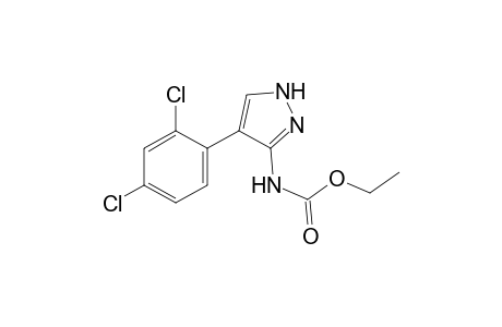 4-(2,4-dichlorophenyl)pyrazole-3-carbamic acid, ethyl ester