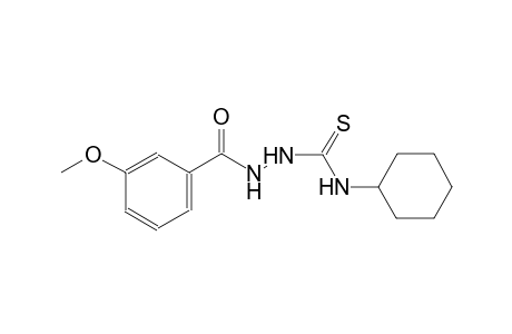 N-cyclohexyl-2-(3-methoxybenzoyl)hydrazinecarbothioamide