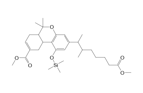 Methyl 3-[7'-methoxycarbonyl-1',2'-dimethylhexyl]-1-trimethylsilyloxy-6a,7,10,10a-tetrahydro-6,6-dimethyl-6H-dibenzo[b,d]pyrane-9-carboxylate