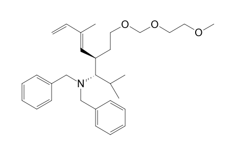 (3S,4R,5E)-4-[2-(2-methoxyethoxymethoxy)ethyl]-2,6-dimethyl-N,N-bis(phenylmethyl)-3-octa-5,7-dienamine