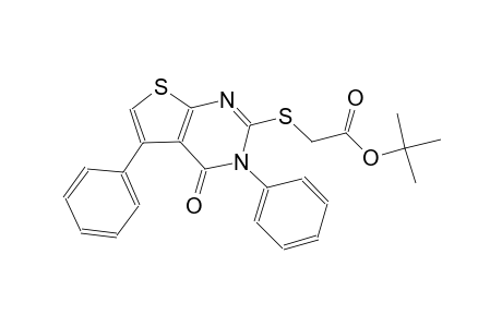 acetic acid, [(3,4-dihydro-4-oxo-3,5-diphenylthieno[2,3-d]pyrimidin-2-yl)thio]-, 1,1-dimethylethyl ester