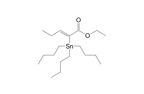 (E)-2-tributylstannyl-2-pentenoic acid ethyl ester